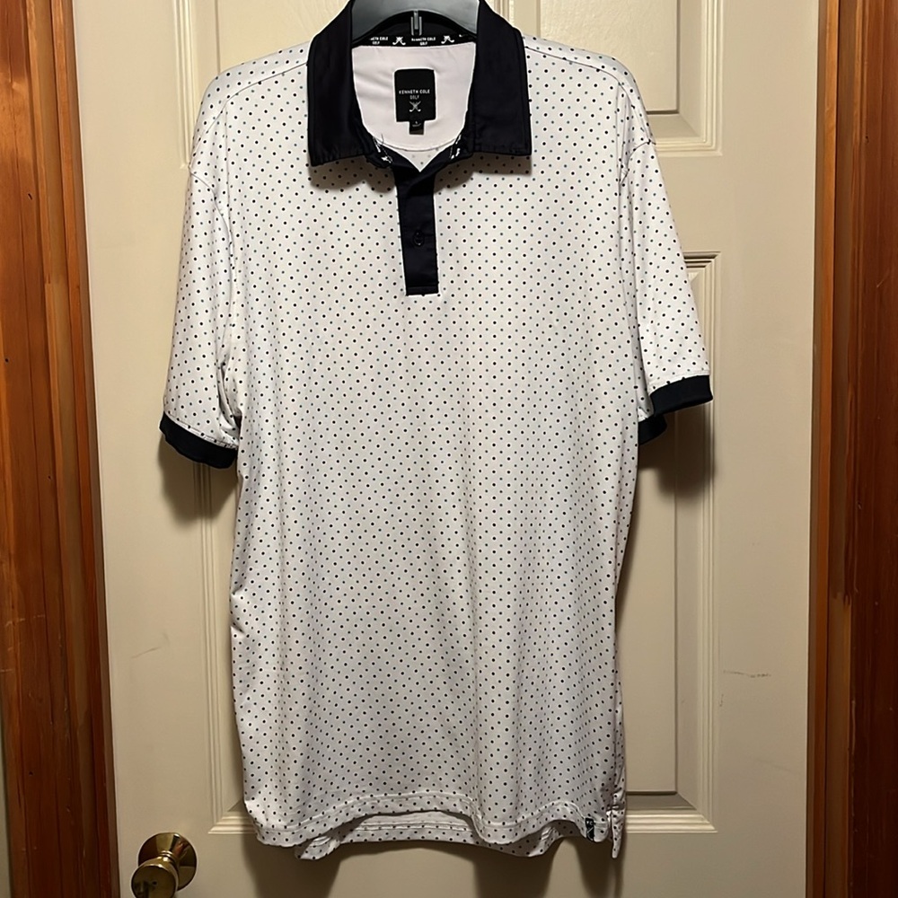 Kenneth Cole Golf Shirt Size Large
